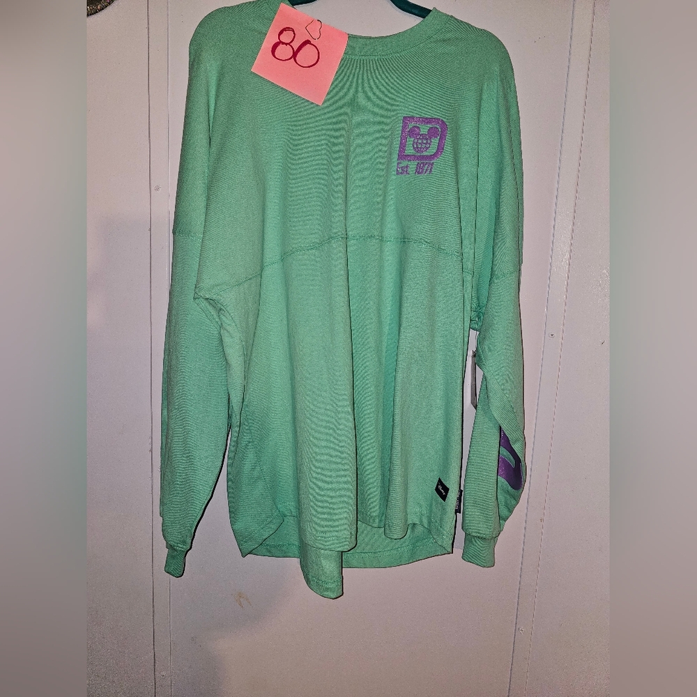 Disney Parks 2023 Spirit Jersey Teal And Purple L  New